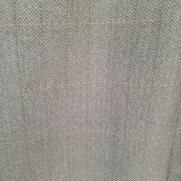 Chaps Ralph Lauren 100% Lambs Wool Men's Suit Jacket‎ Brown Size 46L - Picture 6 of 10